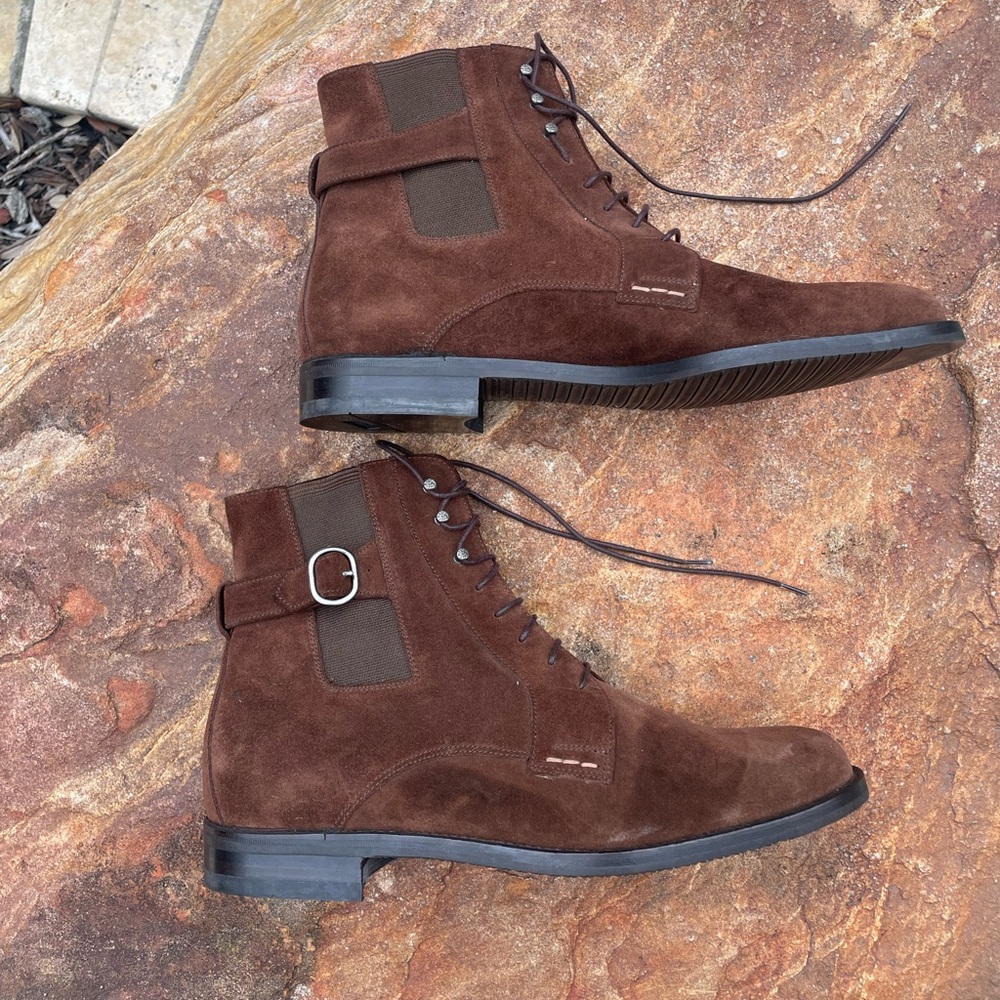 Bally Men’s Brown Suede Chukka Boots - Picture 6 of 10